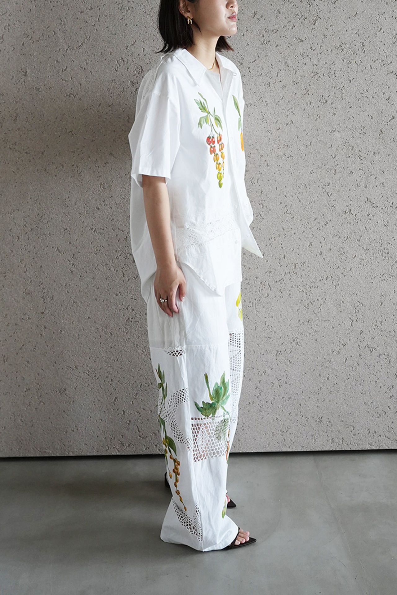 vintage lace pants tomato yellowpansy