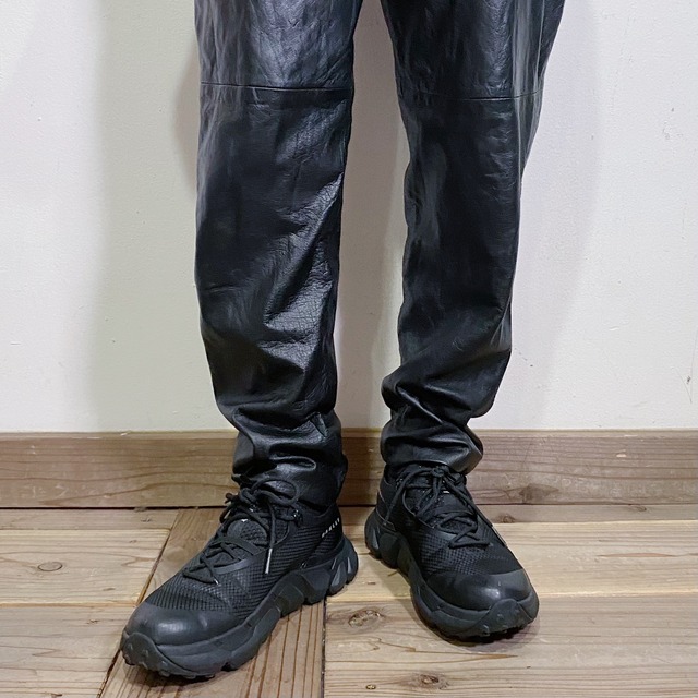 80s Black Leather Pants