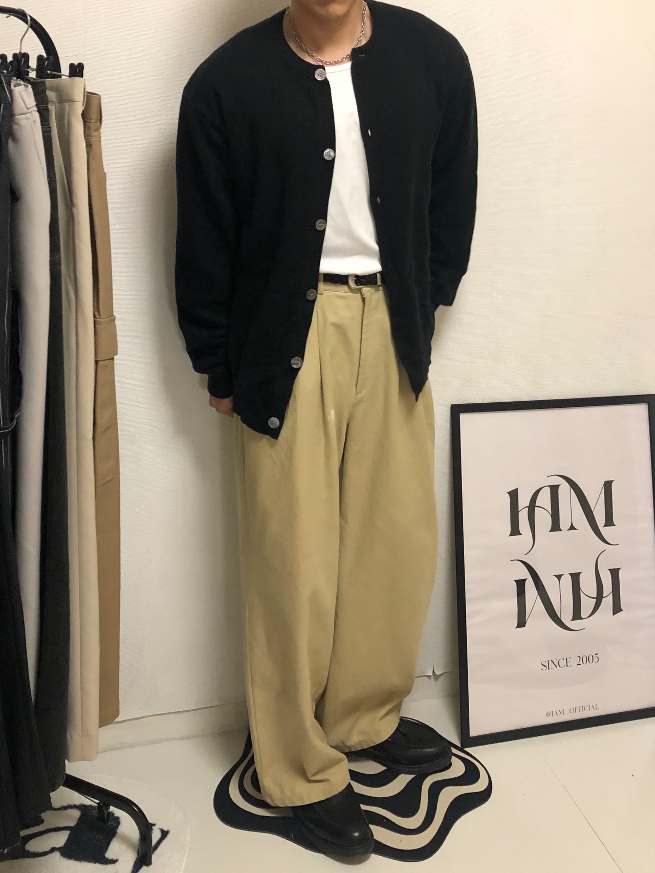 Double Twist Tuck Premium Cotton Pants（3color） - 10