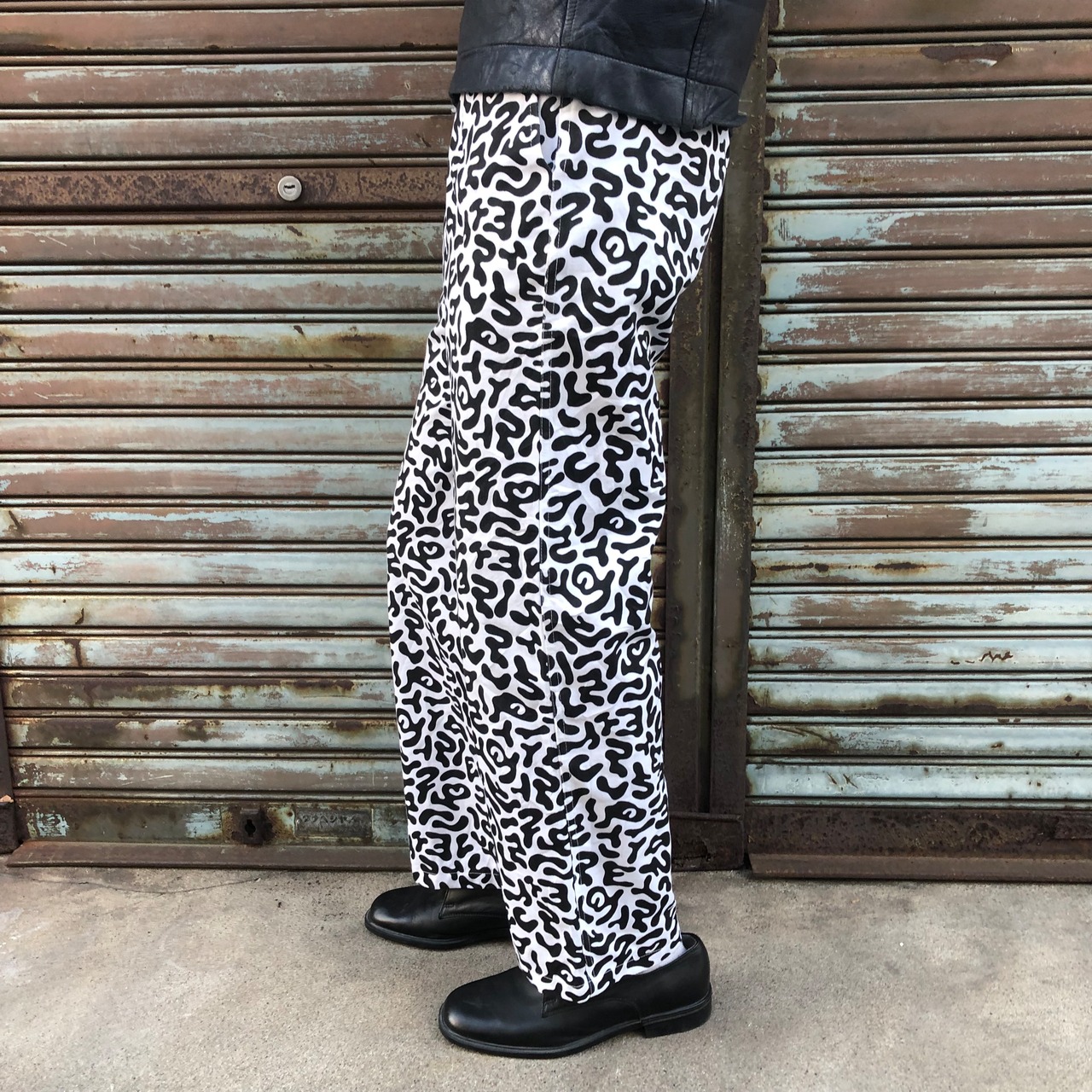 良品 90s KOREA Army 韓国軍 バクテリア カモ アメーバ パンツ 迷彩 