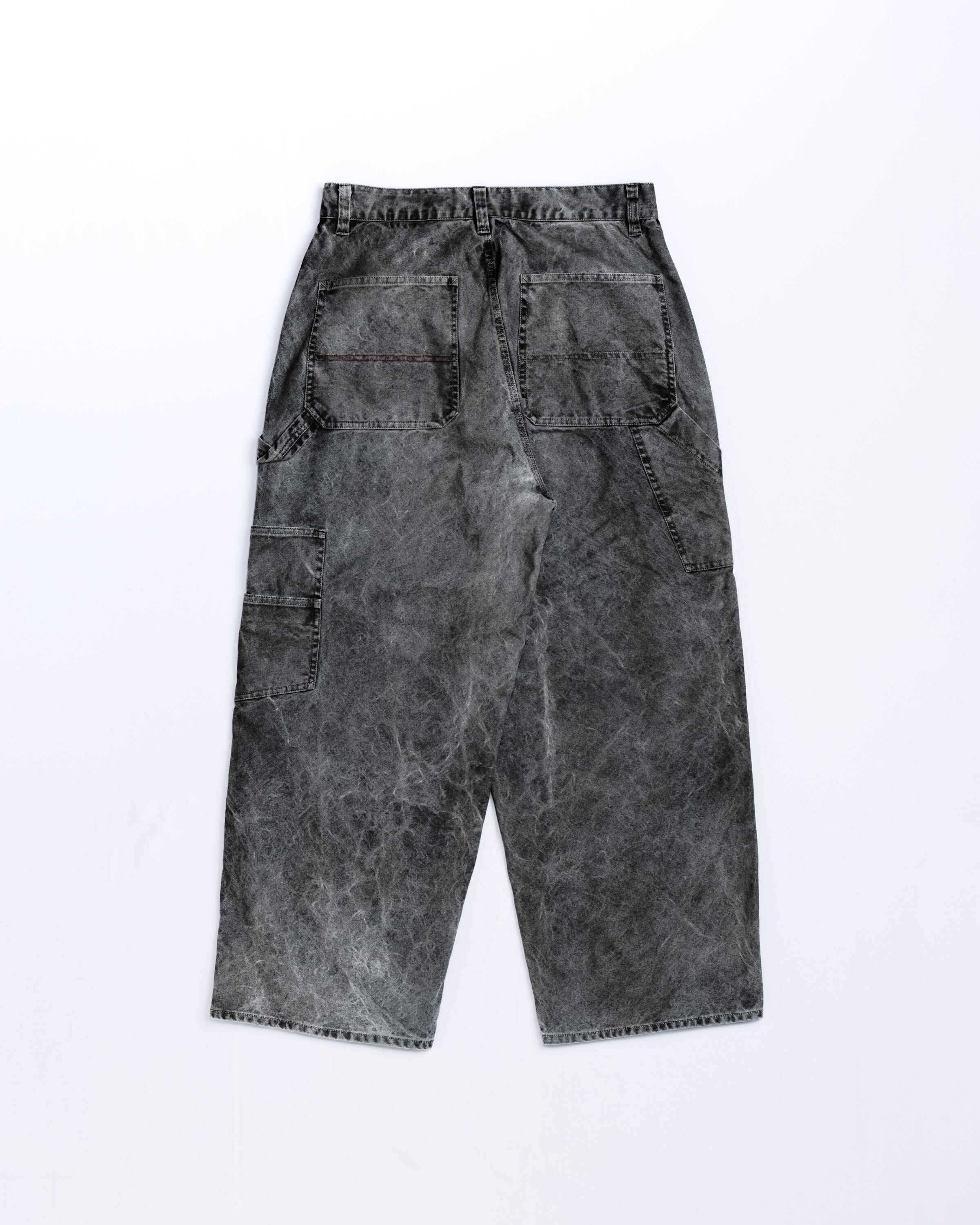 δ anachronorm damaged painter pants 32 ANACHRONORM / PIGMENT DYED DUCK PAINTER PANTS | GANKO