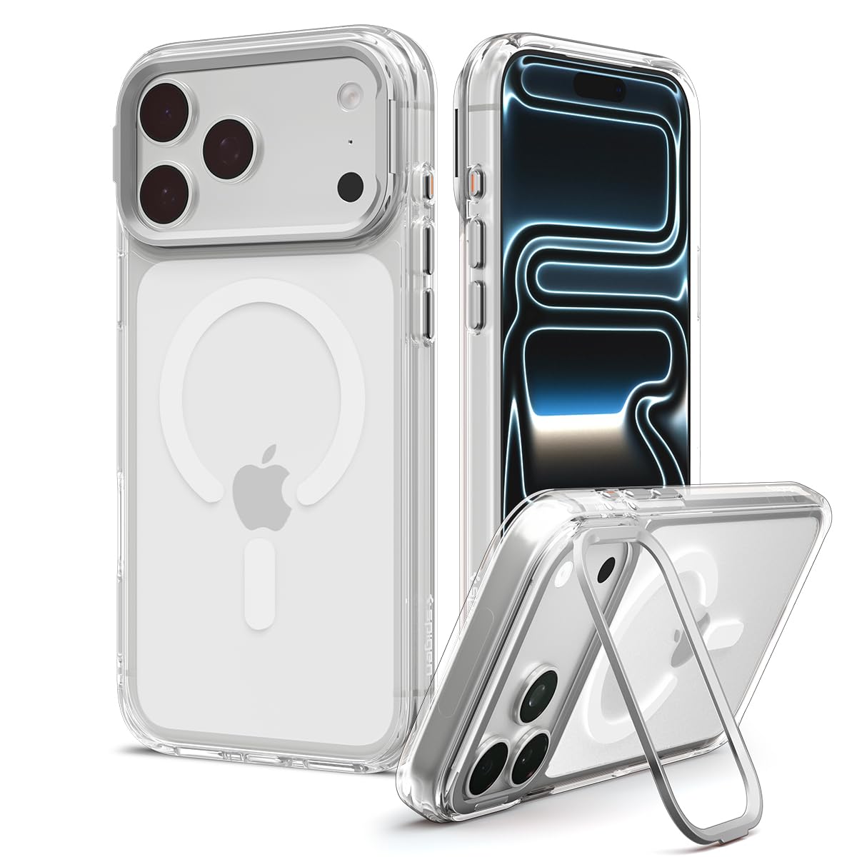 Spigen iPhone 18 Pro Max / 17 Pro Max ケース ウルトラ・ハイブリッド・オプティックSマグフィット