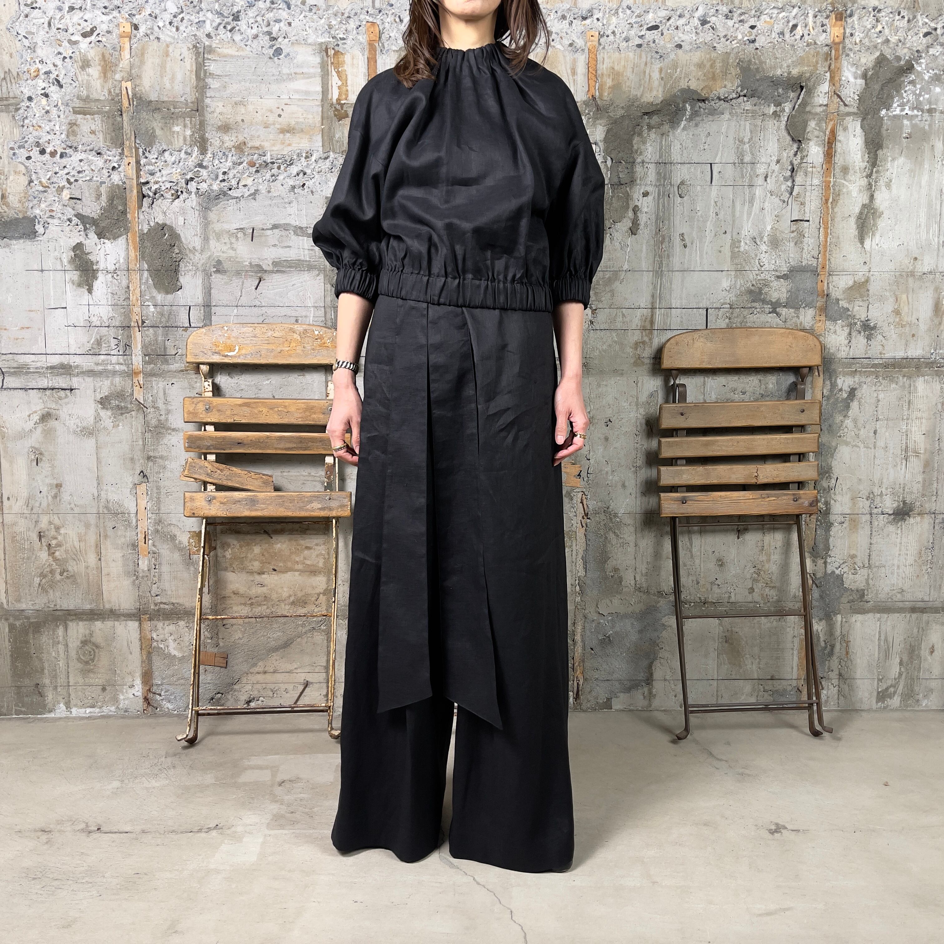 HYKE【ハイク】LINEN SHIRRED TOP (15206) | glamour online