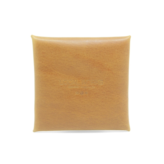 LOCAL WORKS 　イタリアンレザー　ヴィンテージ　034VIR　シンプルコインケース　小銭入れ　革小物　男女兼用　レザー　　レザーウォレット　ギフト　LocalWorks　経年変化　クリックポスト発送