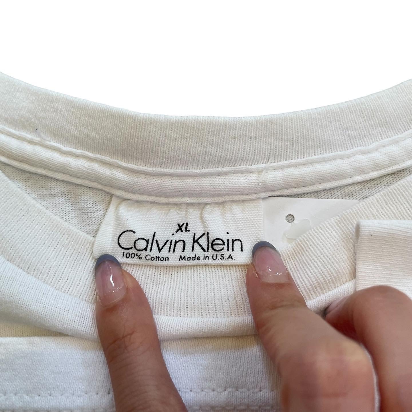 90s Calvin Klein "CK one" T-shirt | What'z up