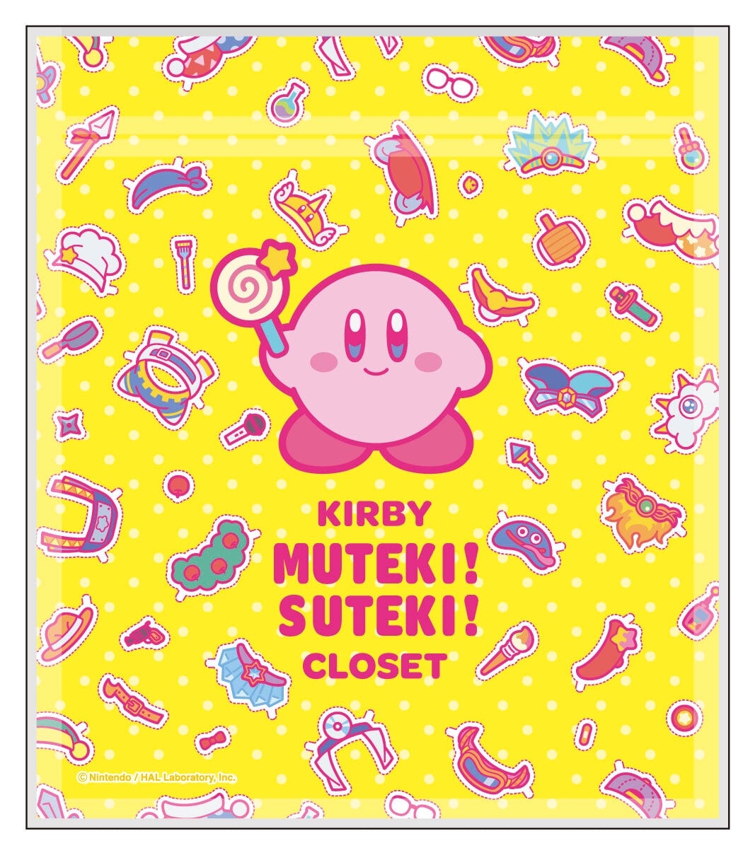 星のカービィ KIRBY MUTEKI! SUTEKI! CLOSET ジッパーバッグ (3)アイテムきせかえ  /  エンスカイ