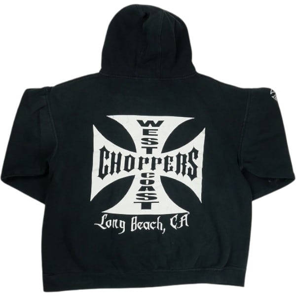 West Coast Choppers ウエストコーストチョッパーズ パーカーL WEST COAST CHOPPERS ウエストコーストチョッパーズ パーカー ブラック
