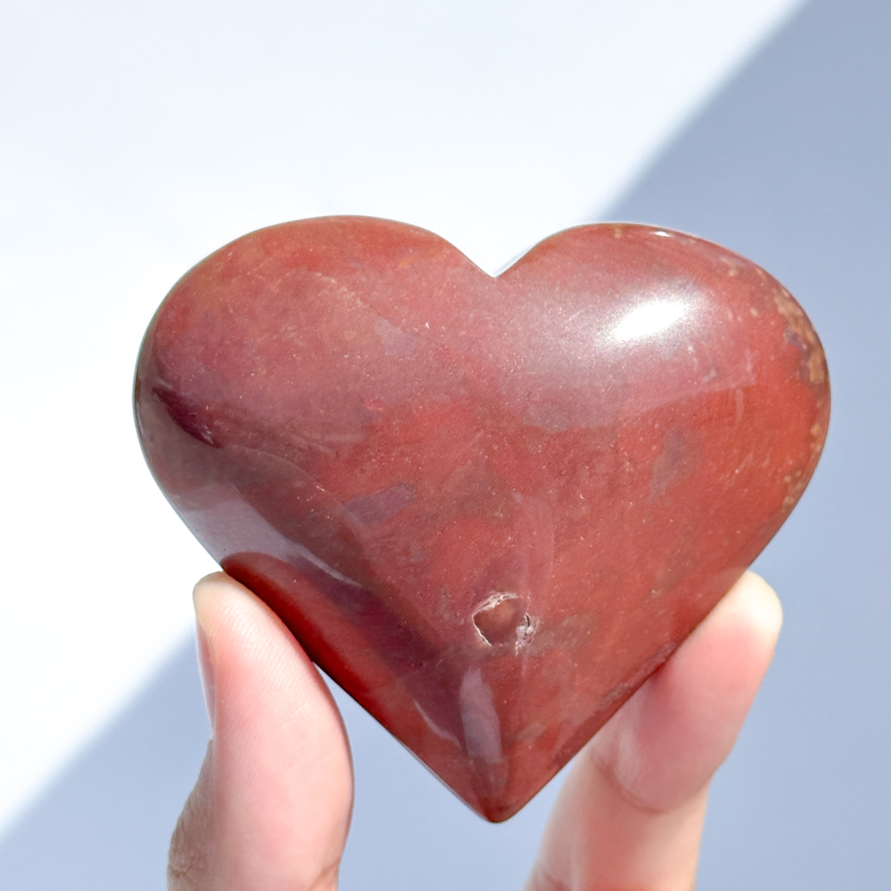 レッドジャスパー ハート31◇ Red Jasper ◇天然石・鉱物