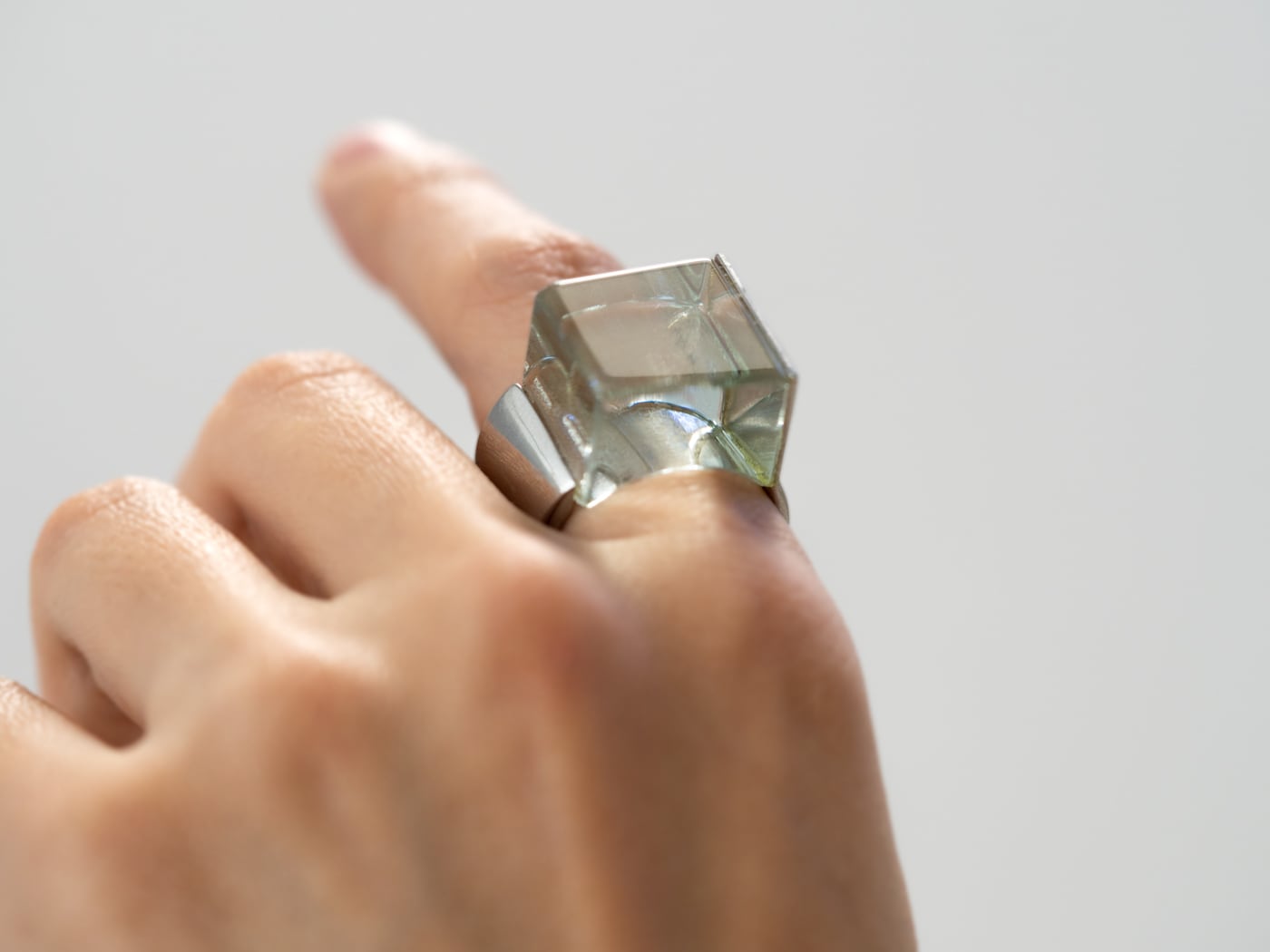 Clear Cube Ring クリアーキューブ・リング | AKI ICHIRIKI