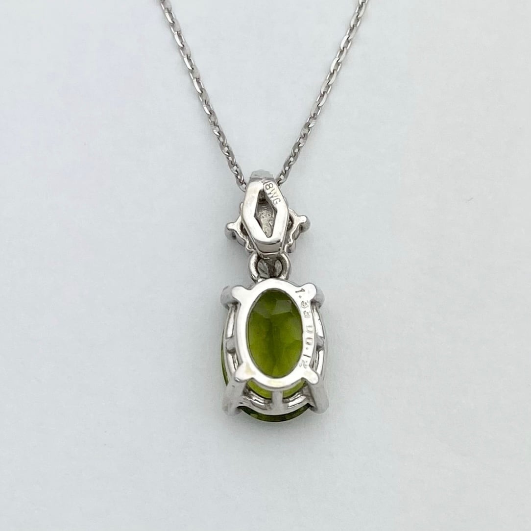 新品K18WG プチネックレスダイヤモンド ダイヤモンド テニスネックレス – K18YG、3.0カラット