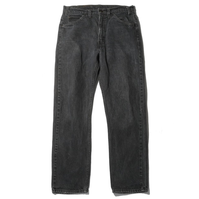 91's Levi's 505 yarn dyed black denim pants made in USA[32.5x29.5]