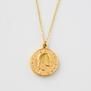 イタリアンコインネックレスゴールド