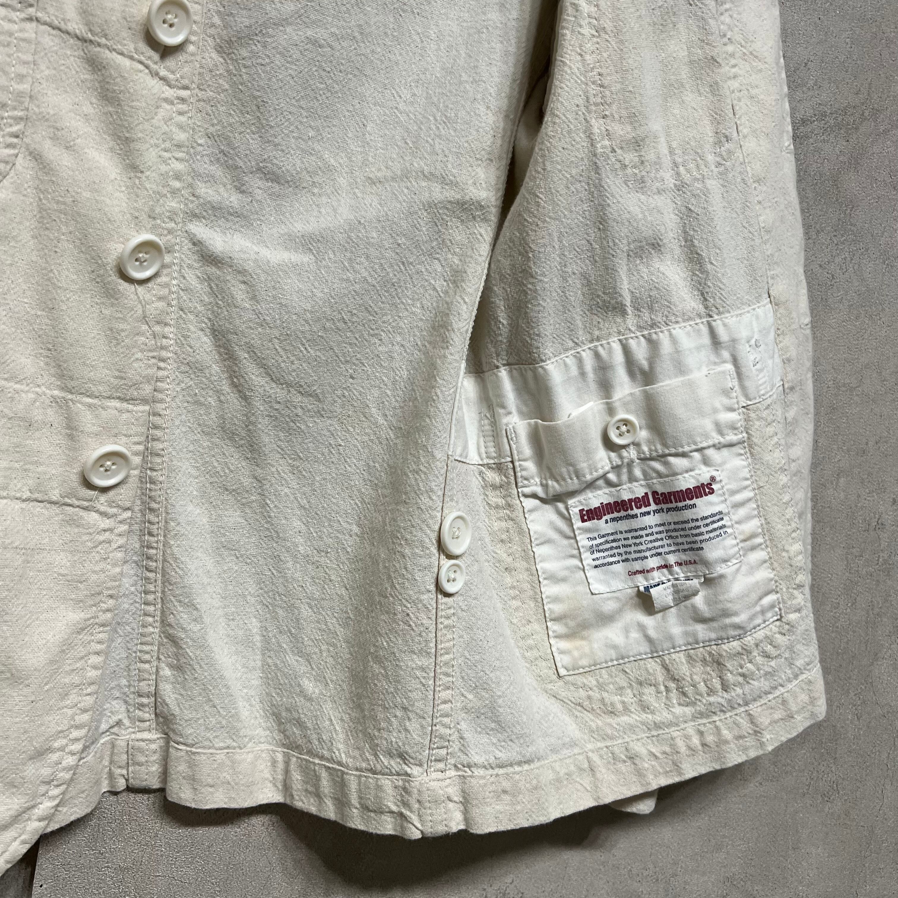 Engineered Garments コットンカバーオール オフホワイト 白