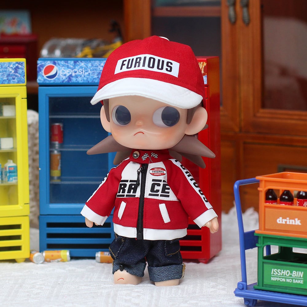 Zsiga&1/8人形用 レーシングスーツ Tシャツ+ジャケット+パンツ+帽子