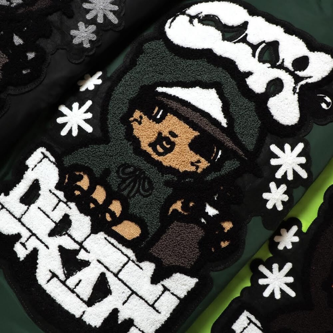 CIXEUR x dream team Bomber Jacket lime