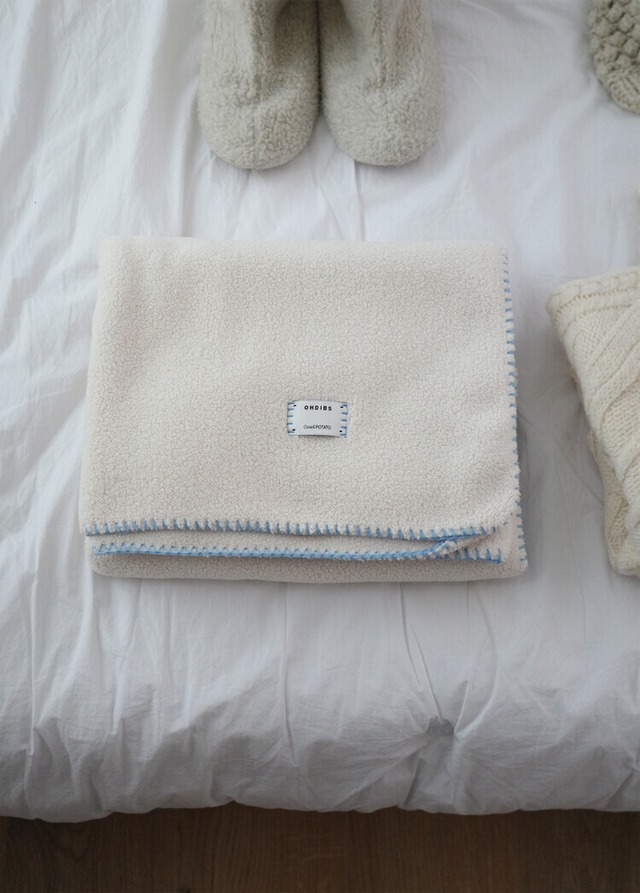 〈 予約アイテム 〉OHDIBS / winter stitch blanket Ver.2