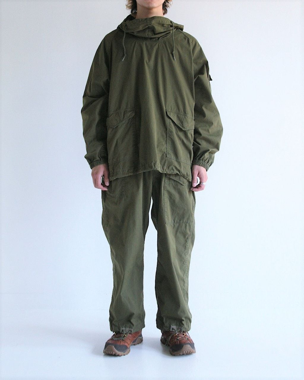 ANACHRONORM AN273 MILITARY ANORAK PULLOVER JACKET OLIVE | Pay ID