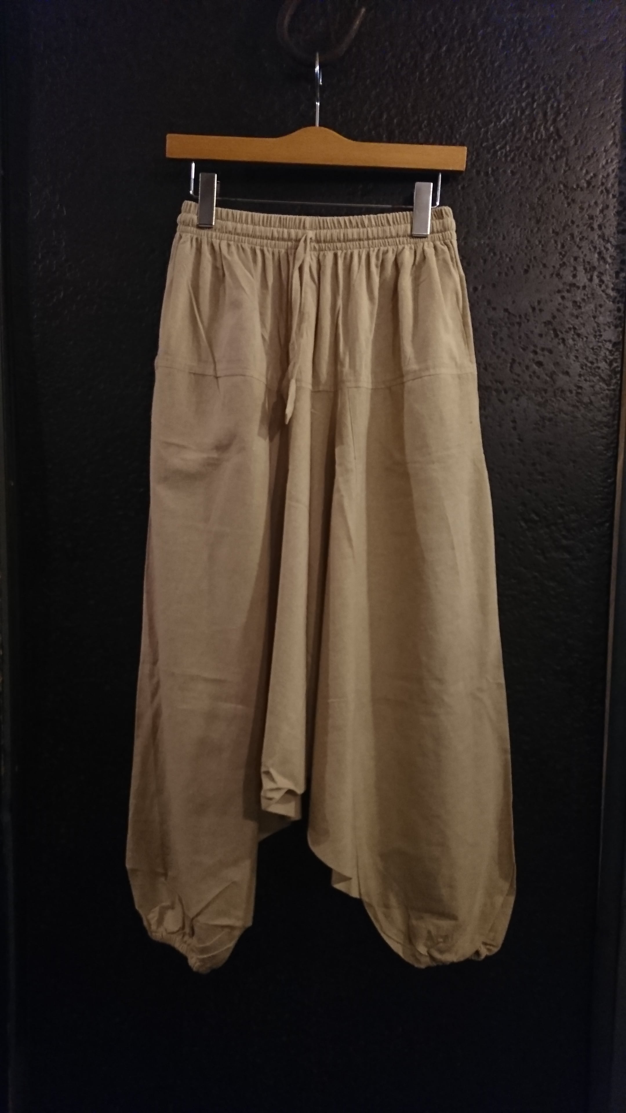 New Old Stock "Hemp Aladdin Pants" Beige Color