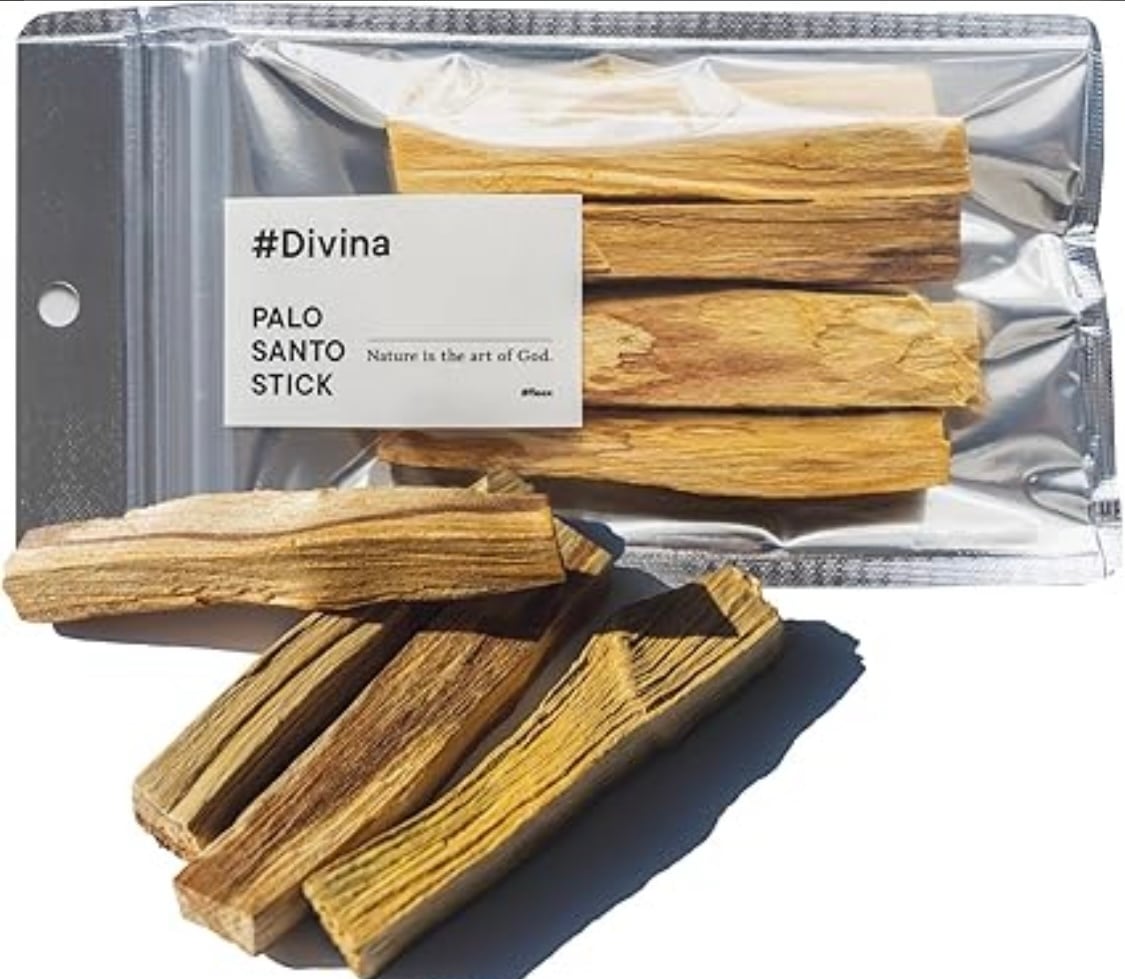 Divina【天然香木】 パロサント スティック 太め4-5本 空間浄化 お香