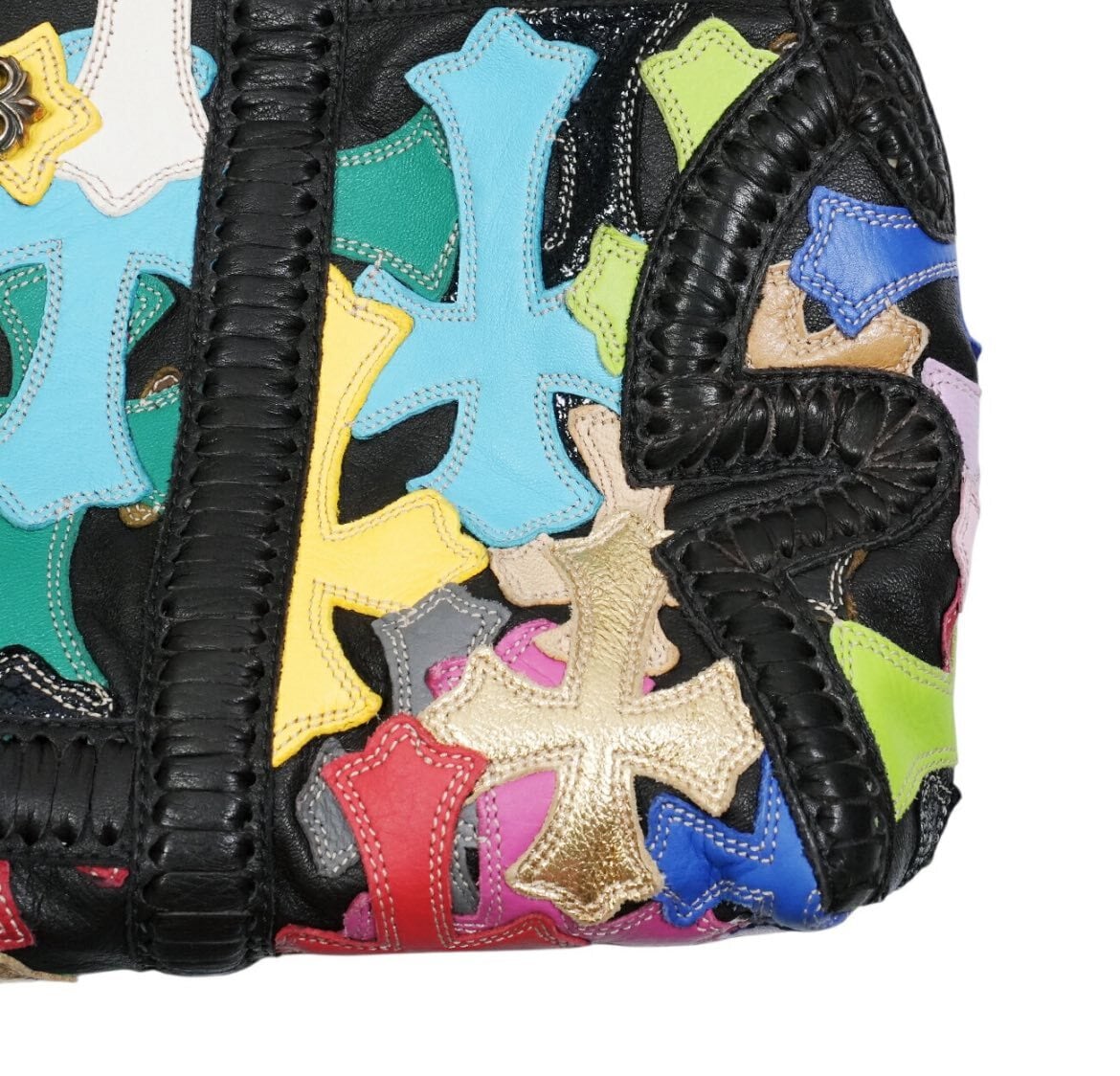 CHROME HEARTS クロムハーツ クロスパッチ カバン マルチカラー