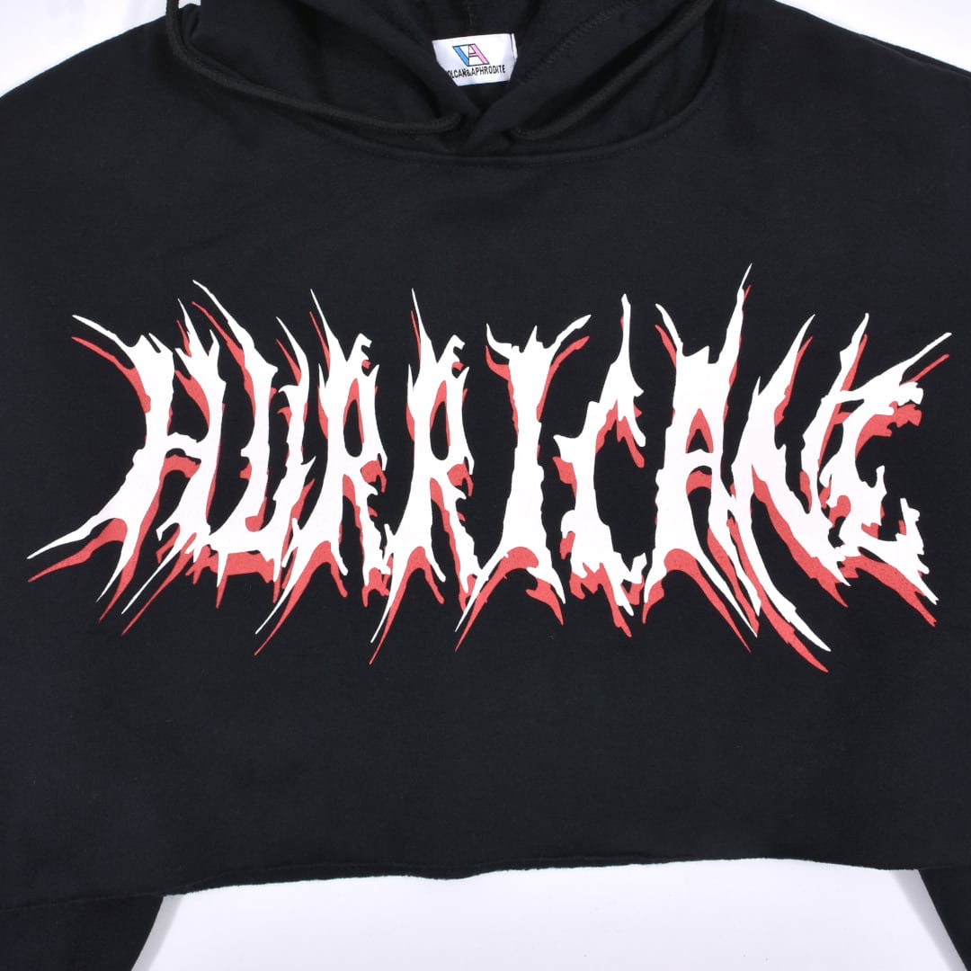 50%OFF】HURRICANEトライバル ショート丈パーカー(裏起毛