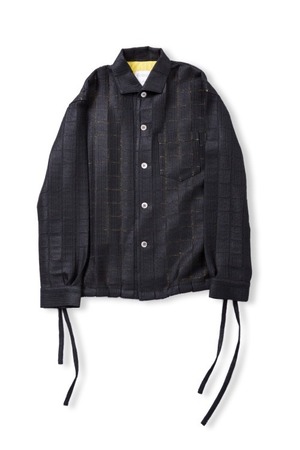 Leh Wing Collar Shirts (Black / size:M) [LEH_693]
