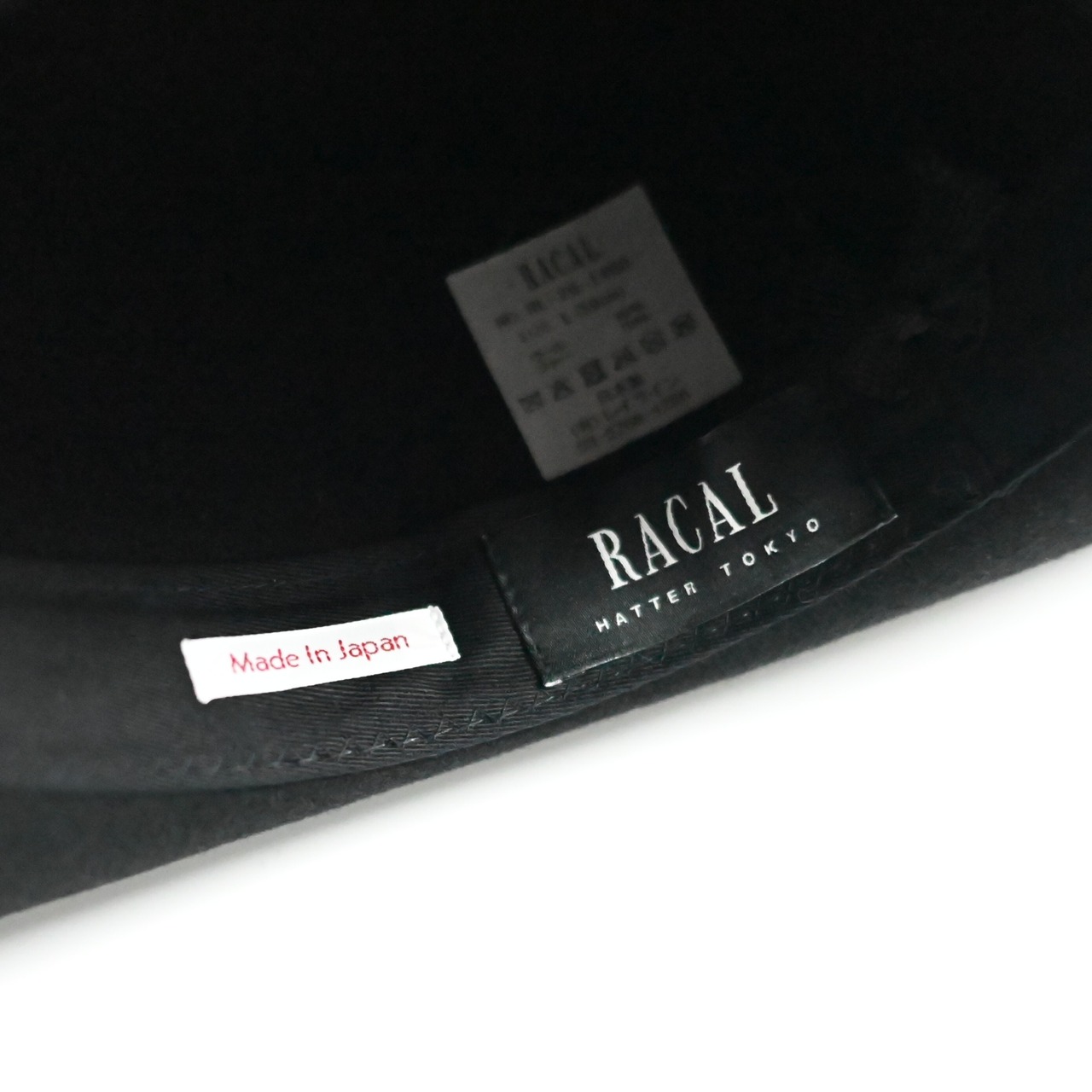 RACAL / Pocketable Fedra Hat【ブラック】