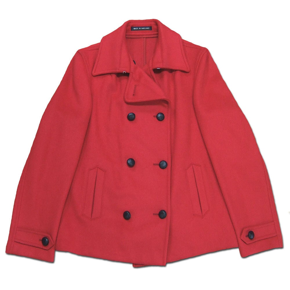 Gloverall ピーコート レッド グローバーオール Pコート peacoat MadeinENGLAND 英国製 deadstock  1331/TD ウィメンズ