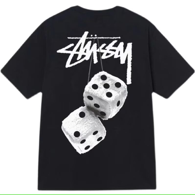 STUSSY ステューシー FUZZY DICE プリント 半袖Tシャツ | street＊style