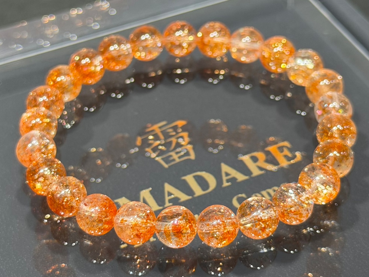 No.2356-2　【SS】サンストーンブレスレット