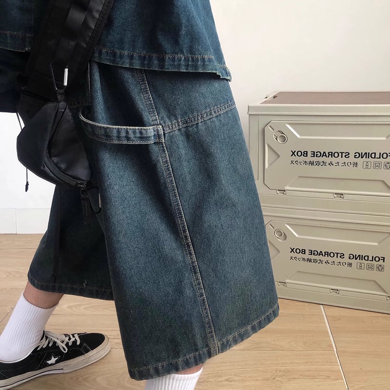 RICHMAN七分丈ワイドレッグデニムパンツ | mblueshop
