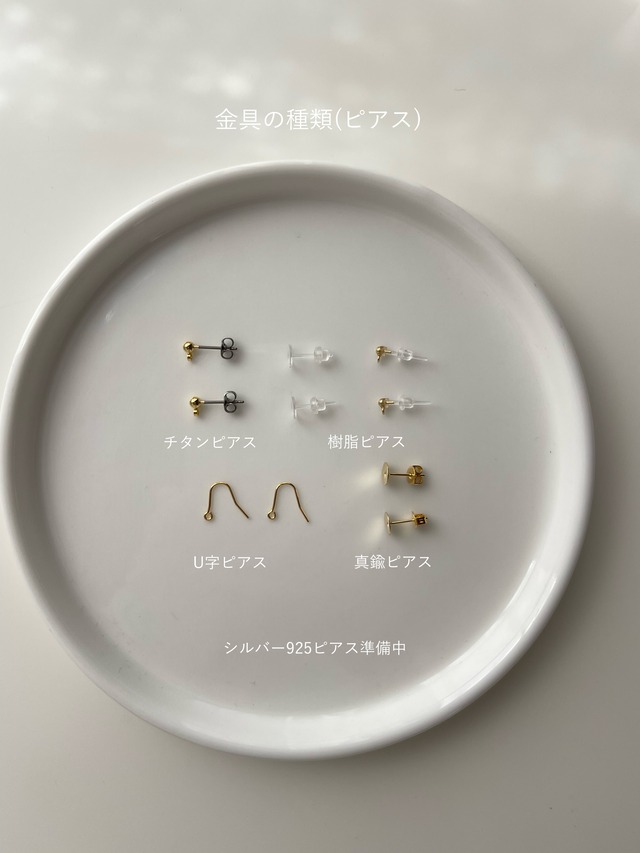 (即納) Fil. / Howlight stone earring