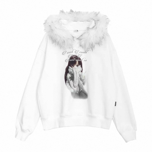 [Innomoood] digital print sweater hoodie