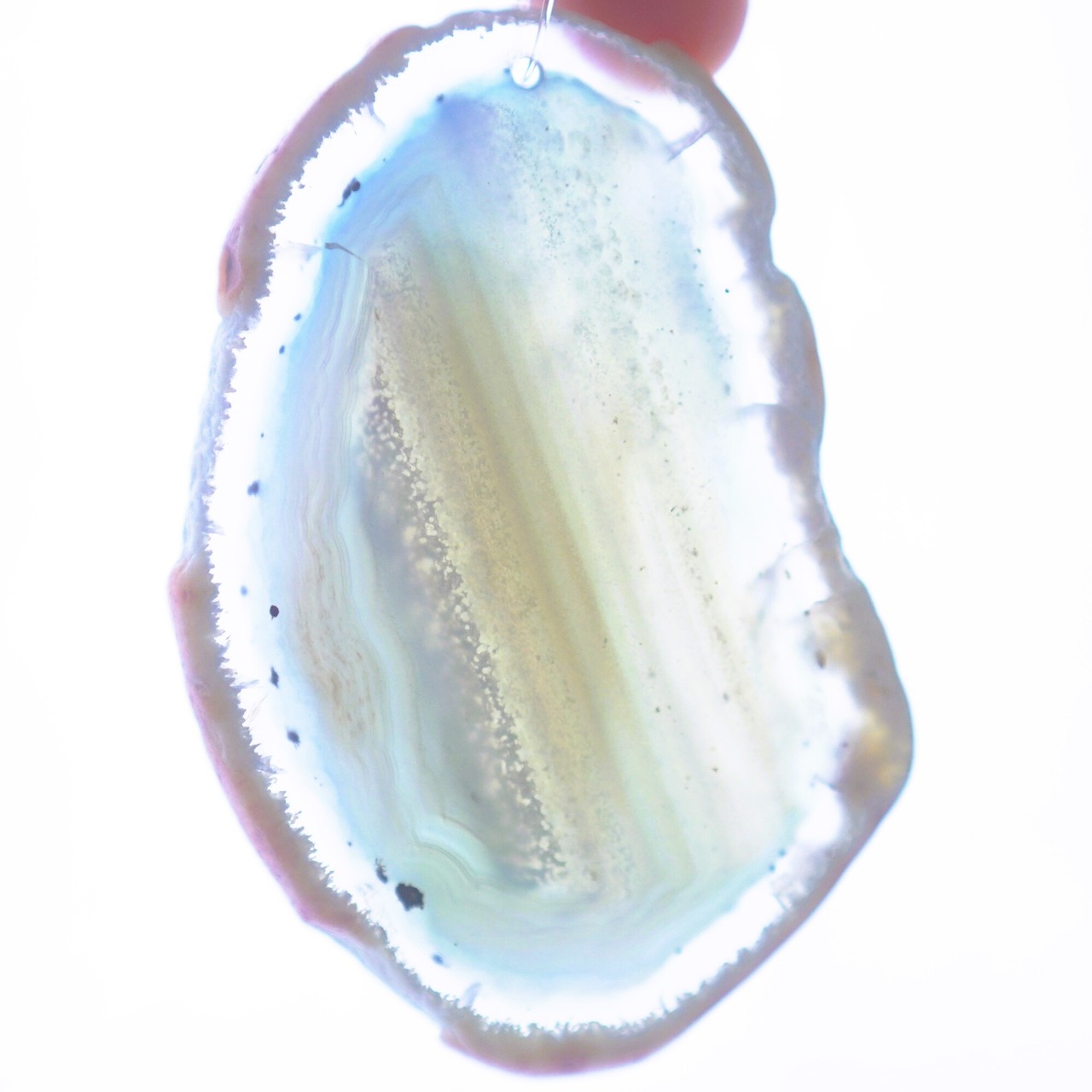 Blue Garden 02 - アゲートヒーリングチャイム / Agate Sun Catcher Wind Chime 550