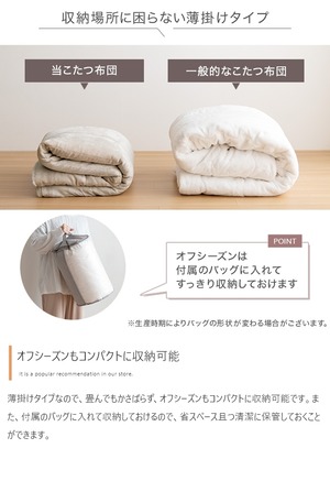 こたつ+掛け布団 2点セット 長方形 テーブル 90cm×60cm