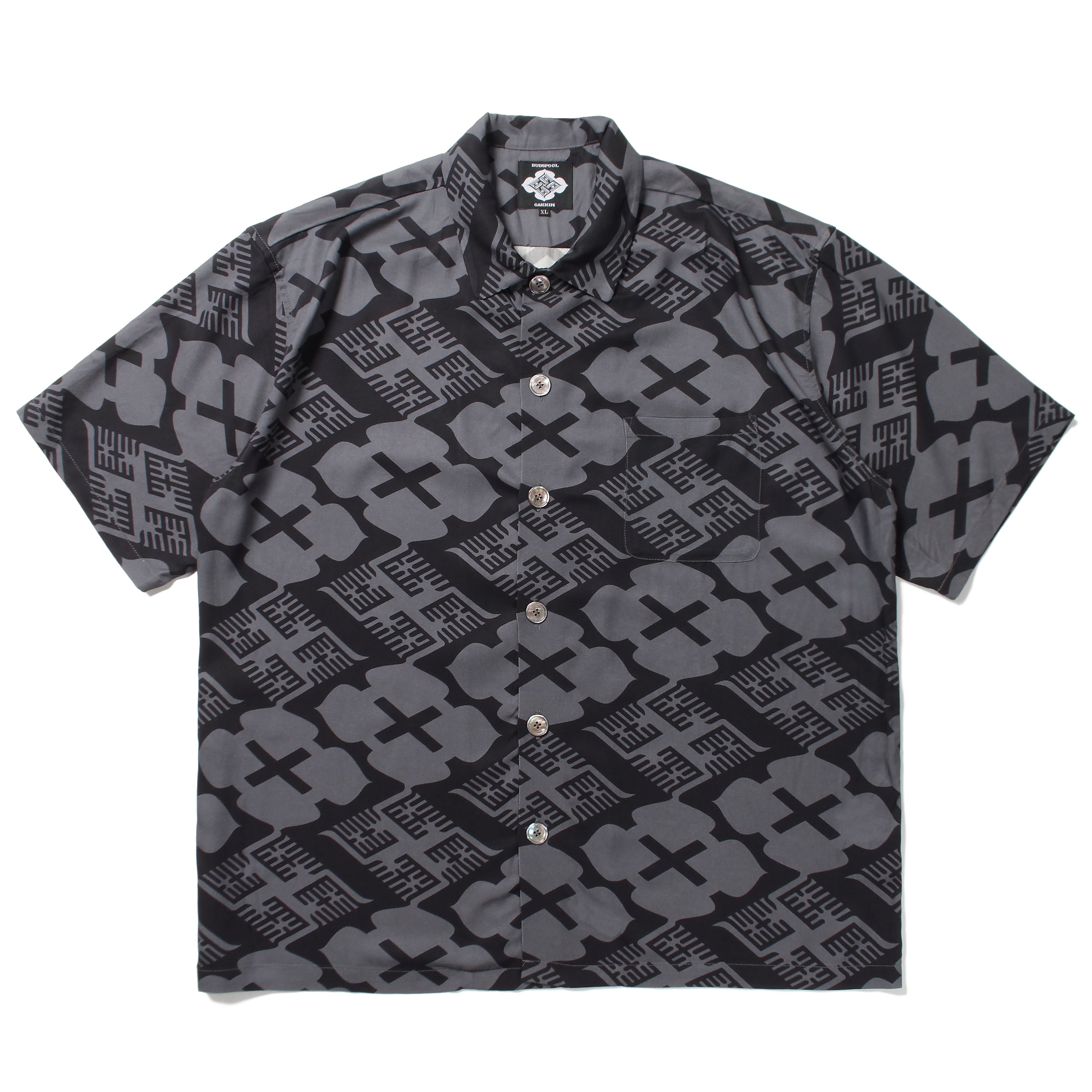 GAKKIN × BUDSPOOL / 花罰 × 麻 PATTERN S/S SHIRT | APHRODITEGANG 