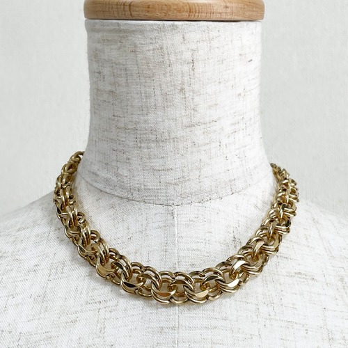 Vintage 10K Gold Filled Chunky Chain Necklace