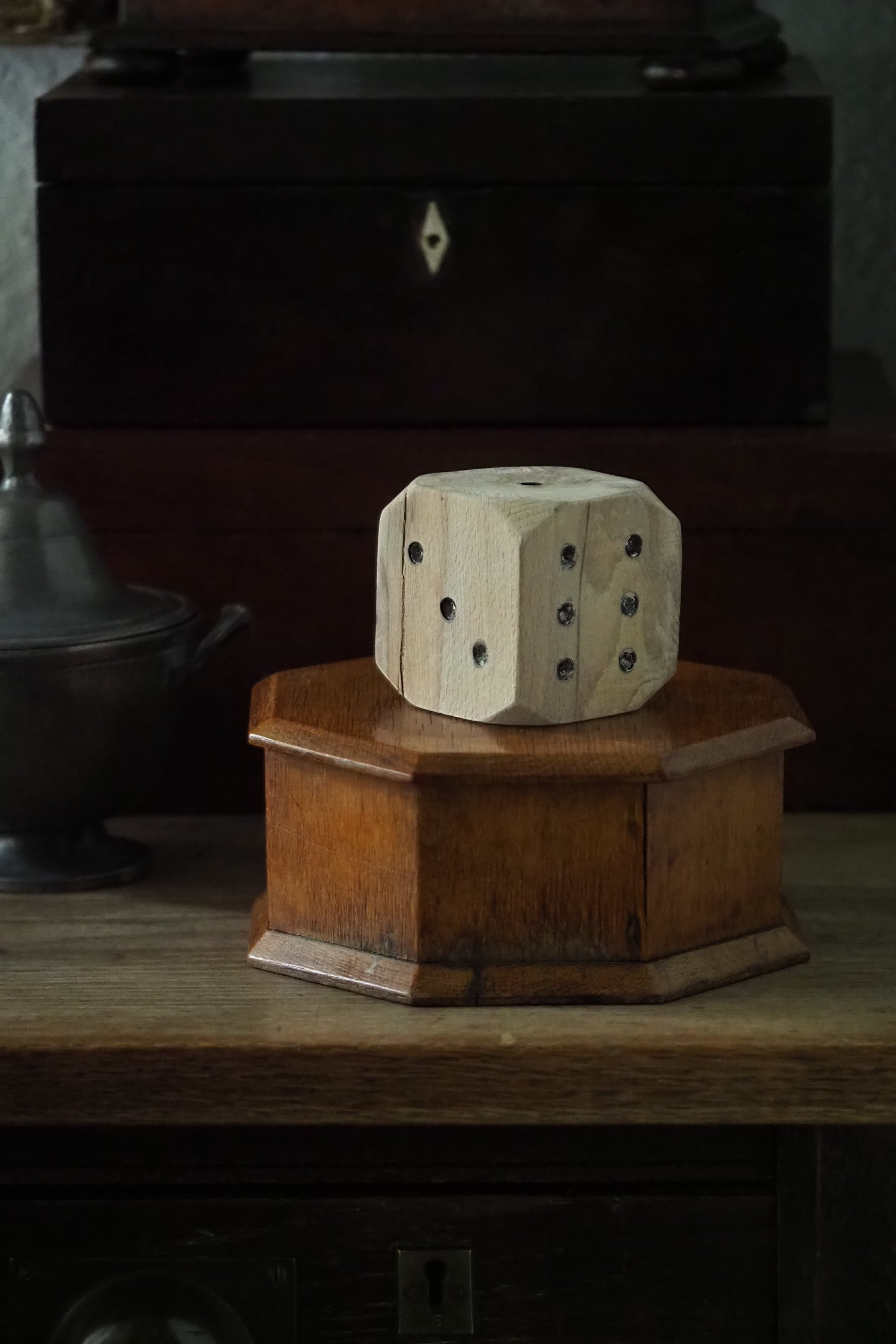 賽は投げられた、サイコロ-vintage dise objet | アンティーク