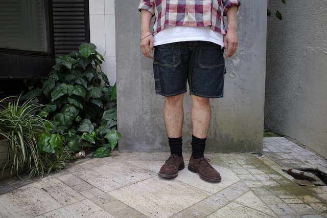 SASSAFRAS(ササフラス) / Fall Leaf Gardener Pants 1/2 -Indigo-