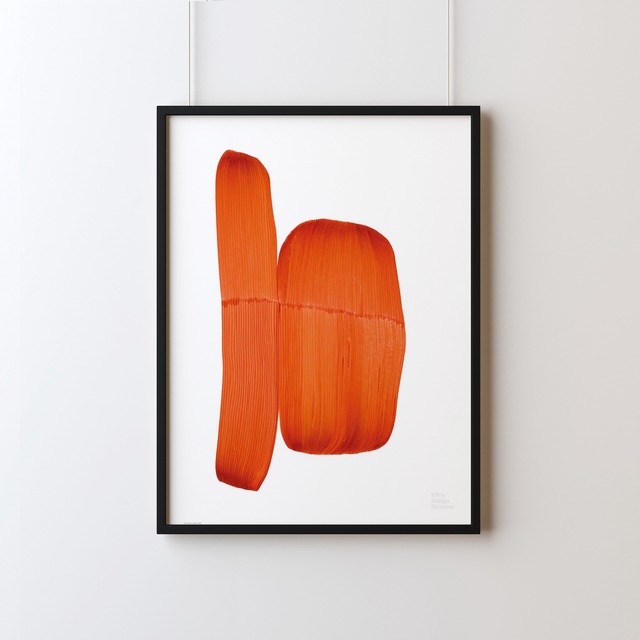 Ronan & Erwan Bouroullec "Poster Bouroullec" Drawing - Orange