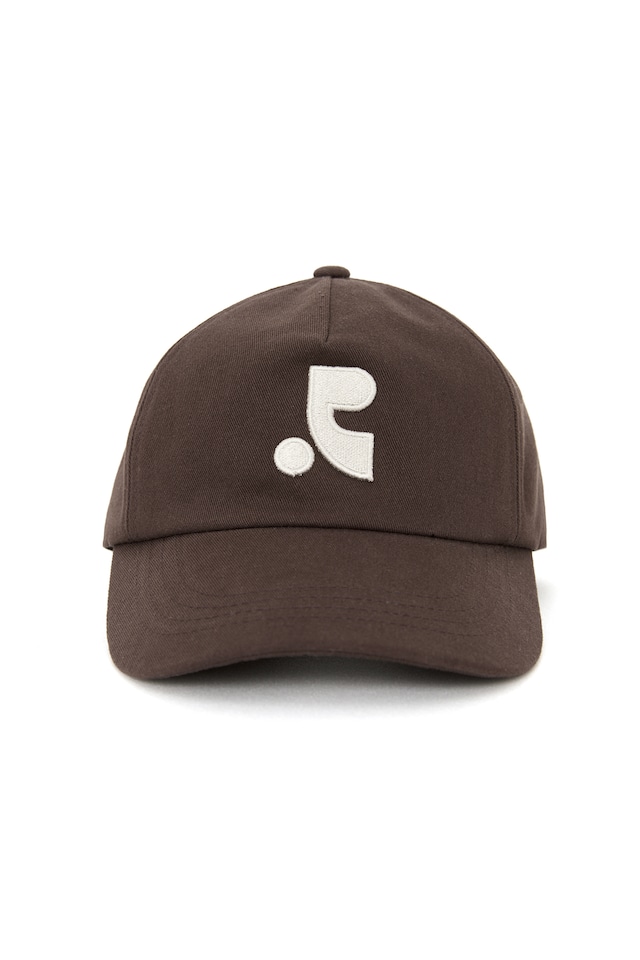 [rest & recreation] RR LOGO BALL CAP - BROWN 正規品 韓国ブランド 韓国ファッション 韓国代行