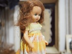 ブルーアイ・イエローチェックワンピース　「Nancy Ann Story Book Doll」（ウィッグ取れ・まつ毛割れあり） 画像14
