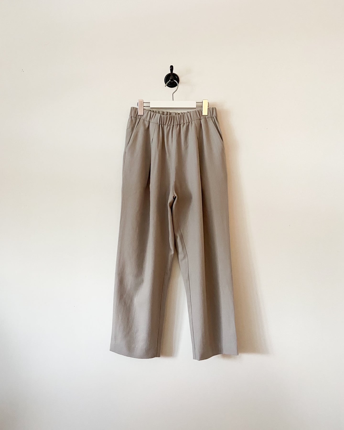 evam eva　ウールワイドパンツ　wool wide pants