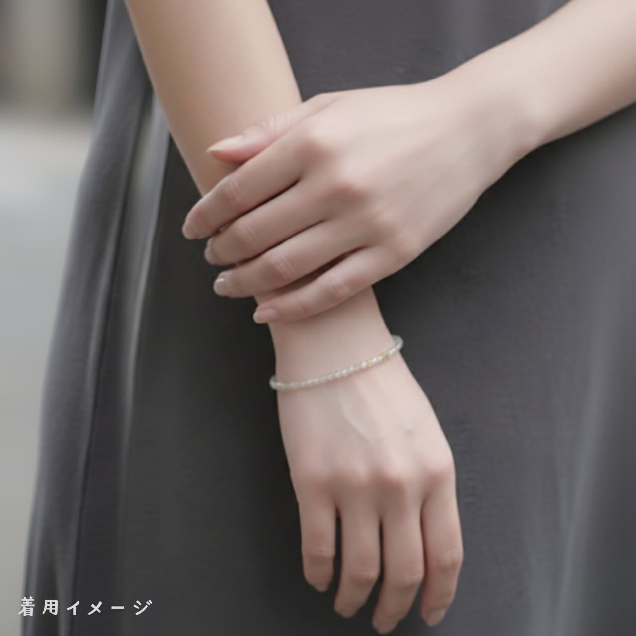 【ブラジル産】ルチルクォーツ ブレスレット|SUS304(ゴールド)日本製〈ギフトボックス付き〉