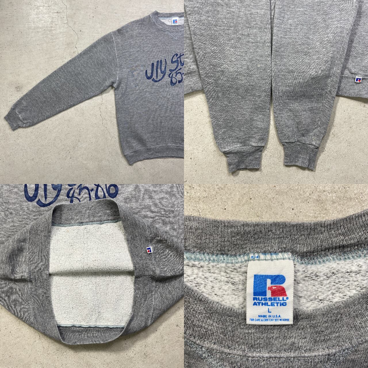 80's Russell Athletic ヴィンテージ スウェット USA製 80年代 USA製 RUSSELL ATHLETIC ラッセル スウェットシャツ カレッジ