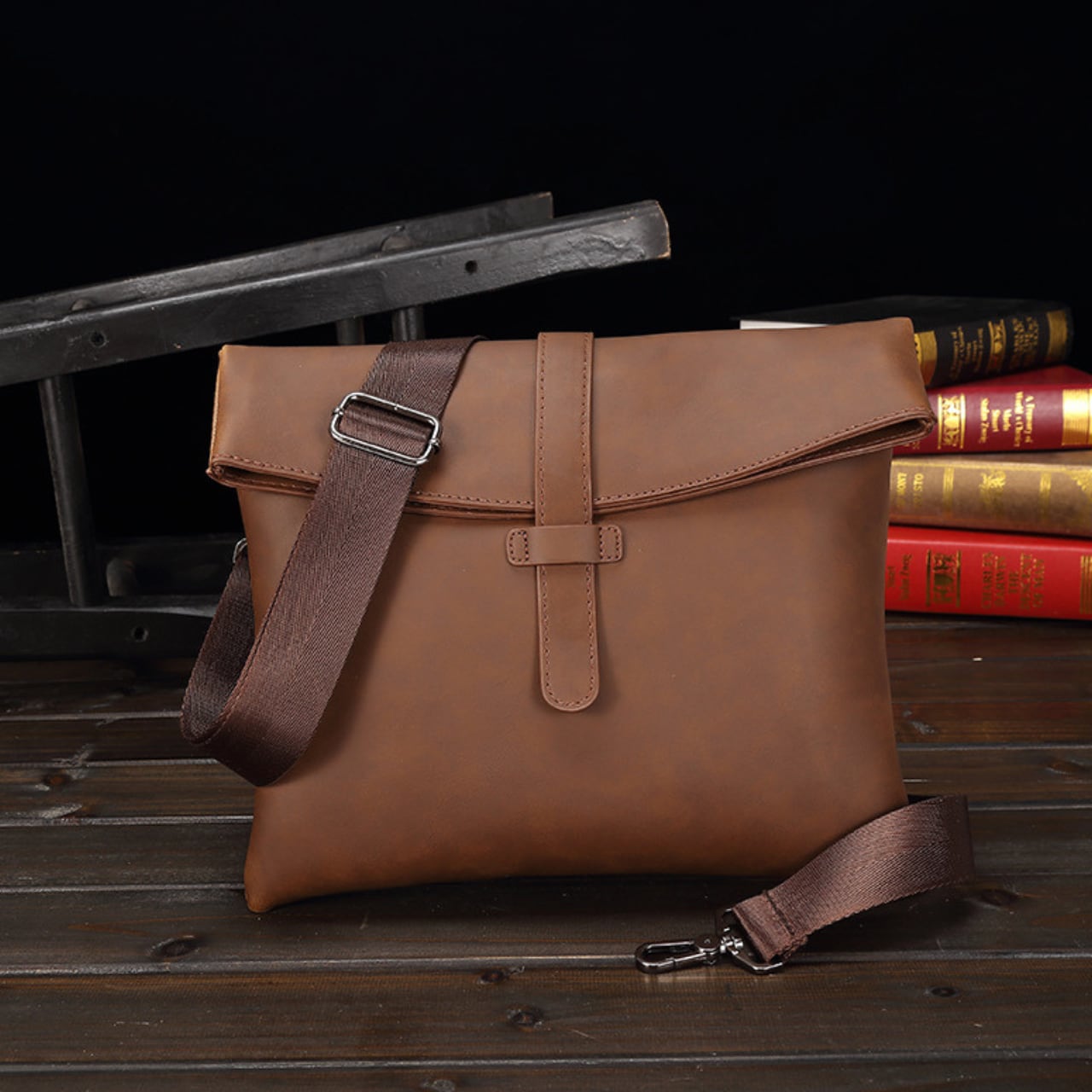 レトロ風 ショルダー バッグ 1色 11270