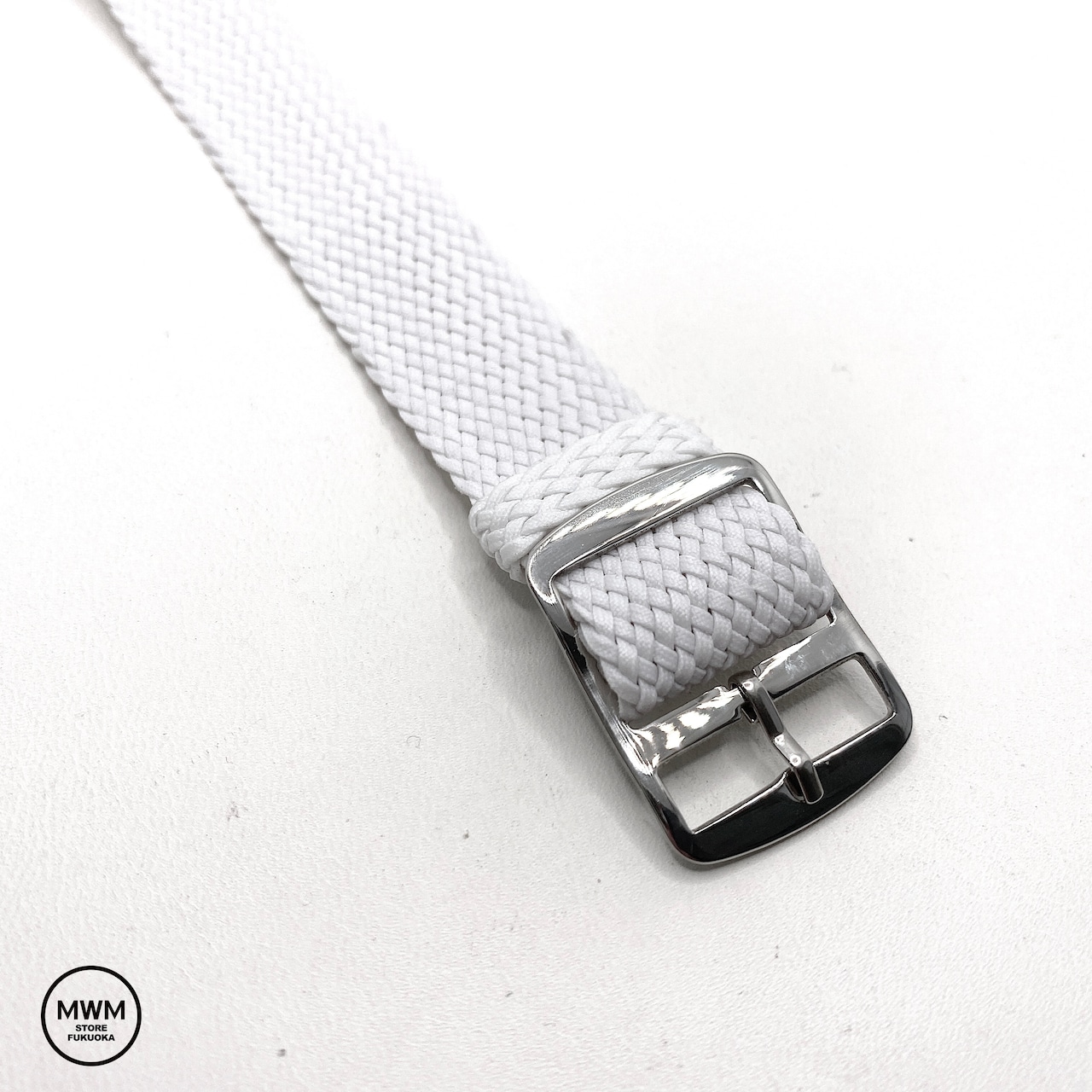 PERLON NATO STRAP パーロンNATOストラップ ホワイト 18mm 腕時計ベルト