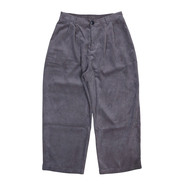 SLINK(スリンク) "Corduroy Wide Easy Pants"(BLK)