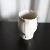 【1点のみ】たくまポタリー　ピッチャー D 白　：　2104700000426