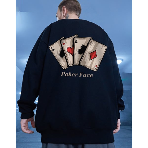 Back print design sweat P045